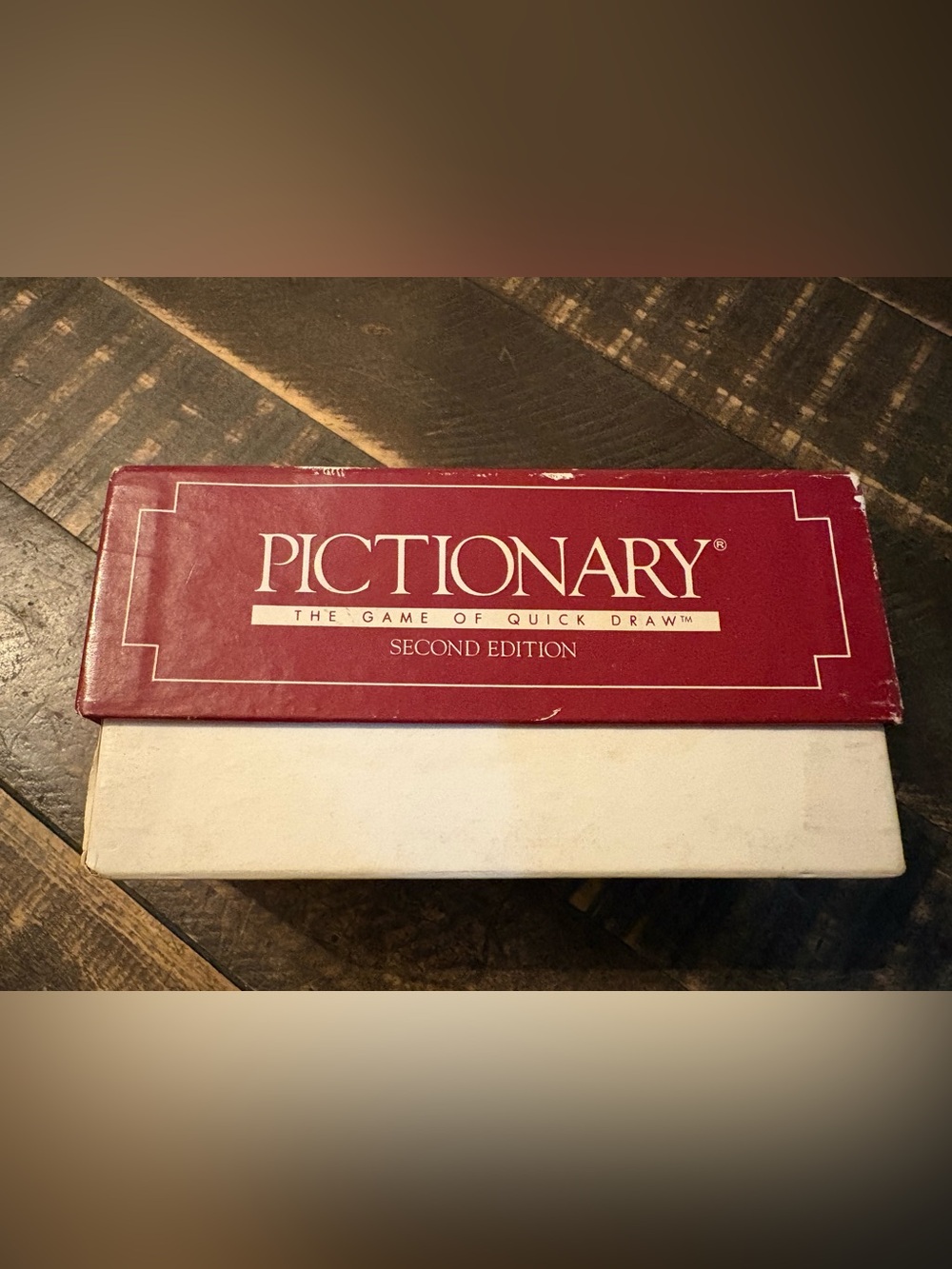 1987 PICTIONARY Second Edition Vintage Classic Board Game Cards Complete